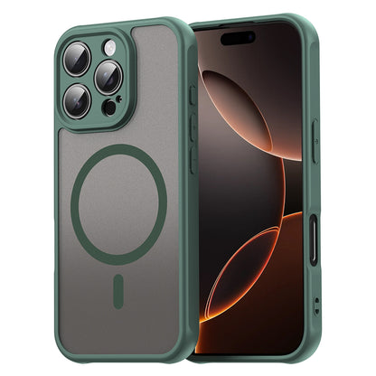 Funda MagSafe para Apple iPhone 16 Pro, Techsuit, HaloFrost II, Verde