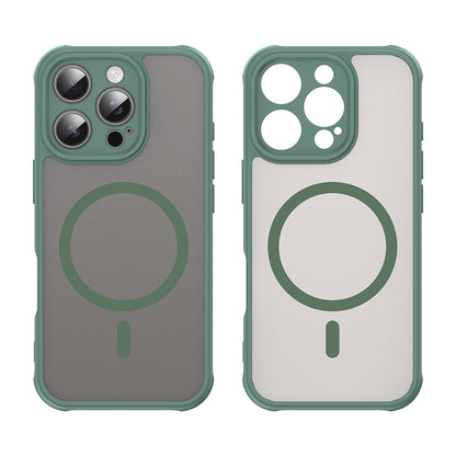 Funda MagSafe para Apple iPhone 16 Pro, Techsuit, HaloFrost II, Verde