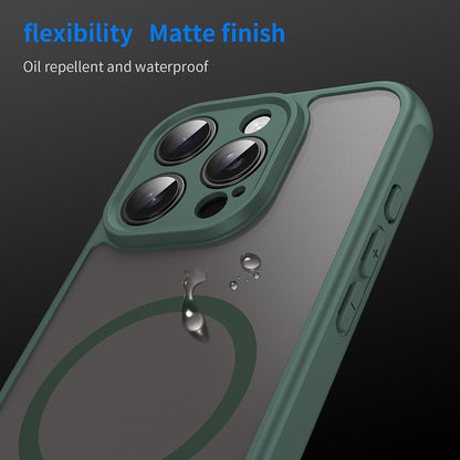 Funda MagSafe para Apple iPhone 16 Pro, Techsuit, HaloFrost II, Verde