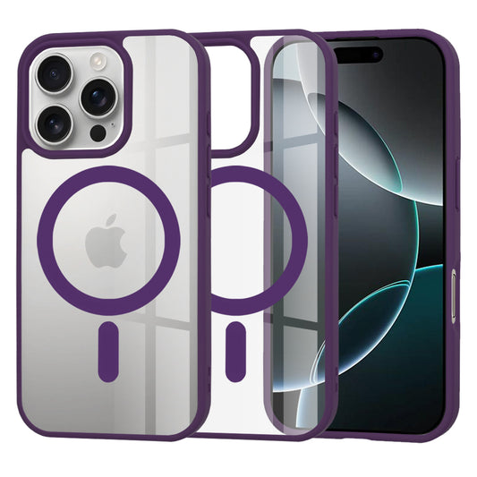 Funda MagSafe para Apple iPhone 16 Pro, Techsuit, Pro, Morado