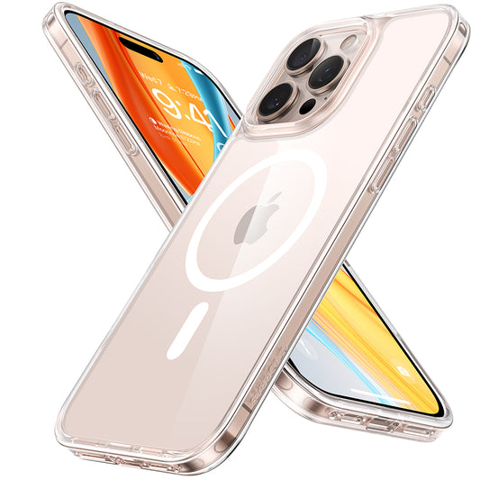 Funda MagSafe para Apple iPhone 16 Pro, Torras, Diamond, Transparente
