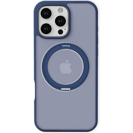 Funda MagSafe para Apple iPhone 16 Pro, Torras, Ostand Pro, Azul Marino