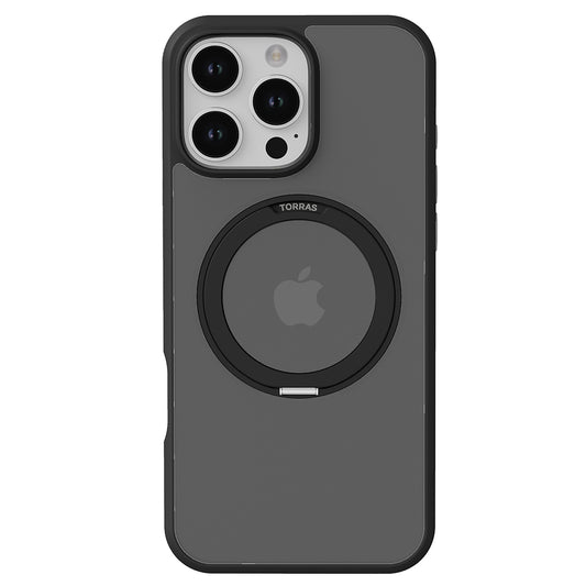 Funda MagSafe para Apple iPhone 16 Pro, Torras, Ostand Pro, Negra