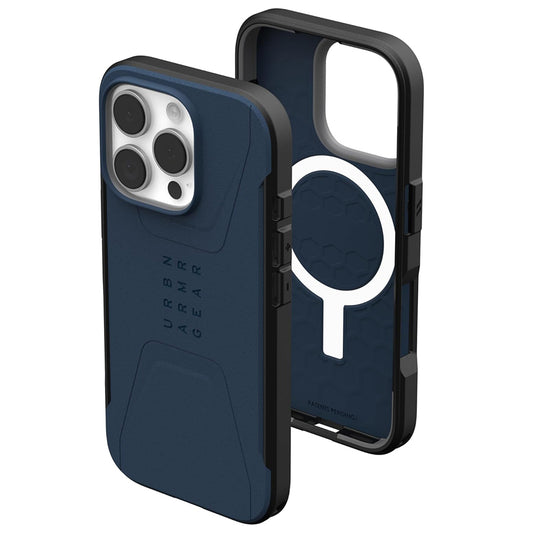 Funda MagSafe para Apple iPhone 16 Pro, Urban Armor Gear, Civilian, Azul marino