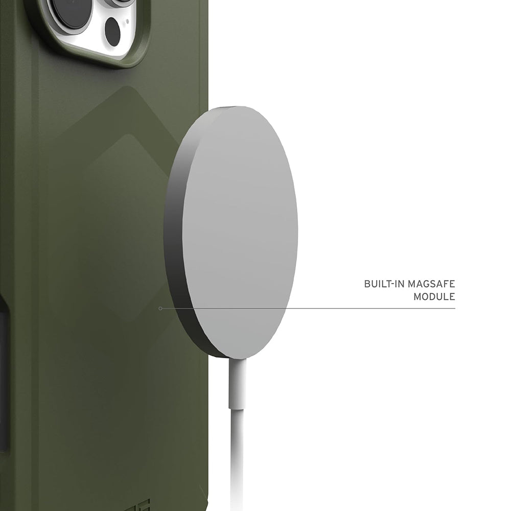 Funda MagSafe para Apple iPhone 16 Pro, Urban Armor Gear, Essential Armor, Verde