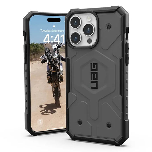 Funda MagSafe para Apple iPhone 16 Pro, Urban Armor Gear, Pathfinder, Plateada