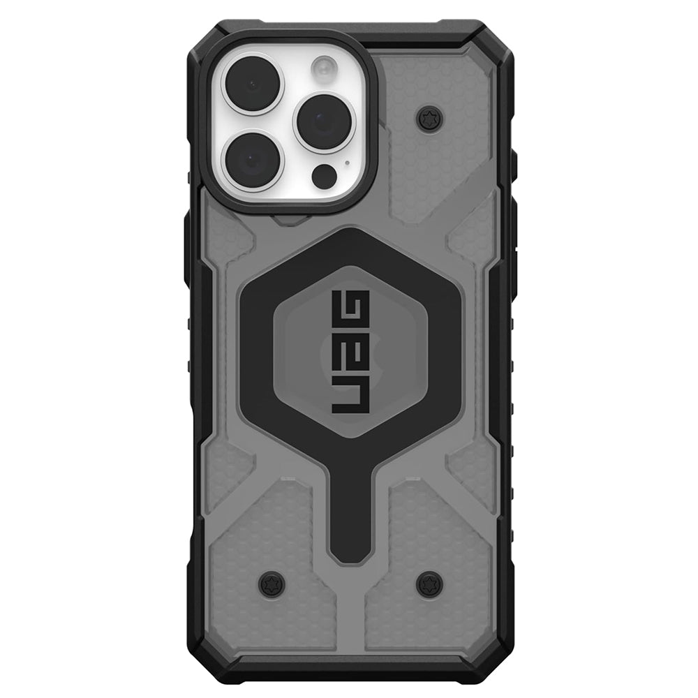 Funda MagSafe para Apple iPhone 16 Pro, Urban Armor Gear, Pathfinder Clear, Gris