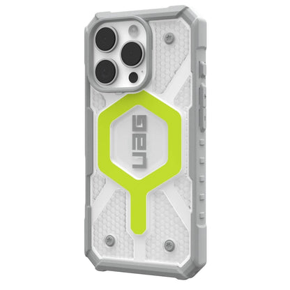 Funda MagSafe para Apple iPhone 16 Pro, Urban Armor Gear, Pathfinder Clear, Verde