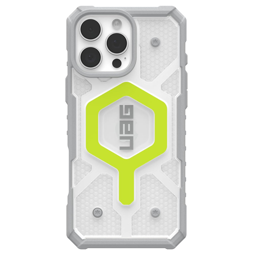 Funda MagSafe para Apple iPhone 16 Pro, Urban Armor Gear, Pathfinder Clear, Verde