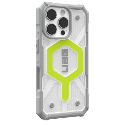 Funda MagSafe para Apple iPhone 16 Pro, Urban Armor Gear, Pathfinder Clear, Verde