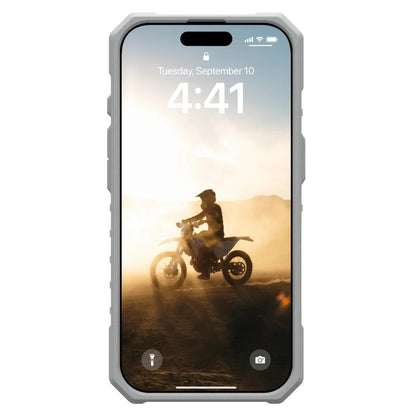 Funda MagSafe para Apple iPhone 16 Pro, Urban Armor Gear, Pathfinder Clear, Verde