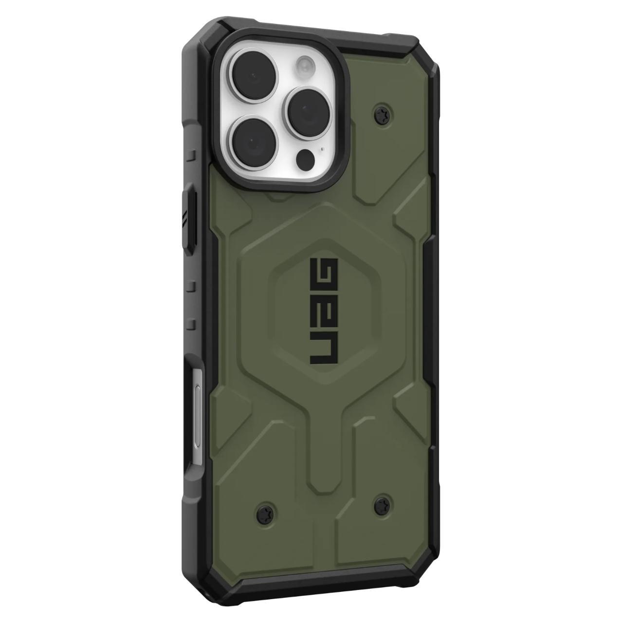 Funda MagSafe para Apple iPhone 16 Pro, Urban Armor Gear, Pathfinder, Verde
