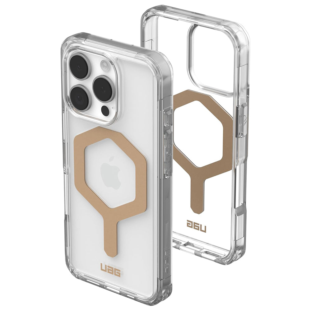 Funda MagSafe para Apple iPhone 16 Pro, Urban Armor Gear, Plyo, Dorada