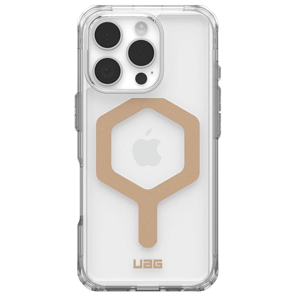 Funda MagSafe para Apple iPhone 16 Pro, Urban Armor Gear, Plyo, Dorada