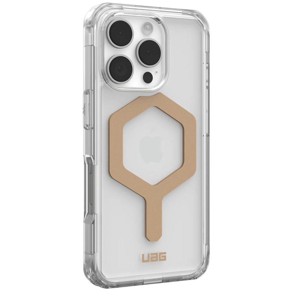 Funda MagSafe para Apple iPhone 16 Pro, Urban Armor Gear, Plyo, Dorada
