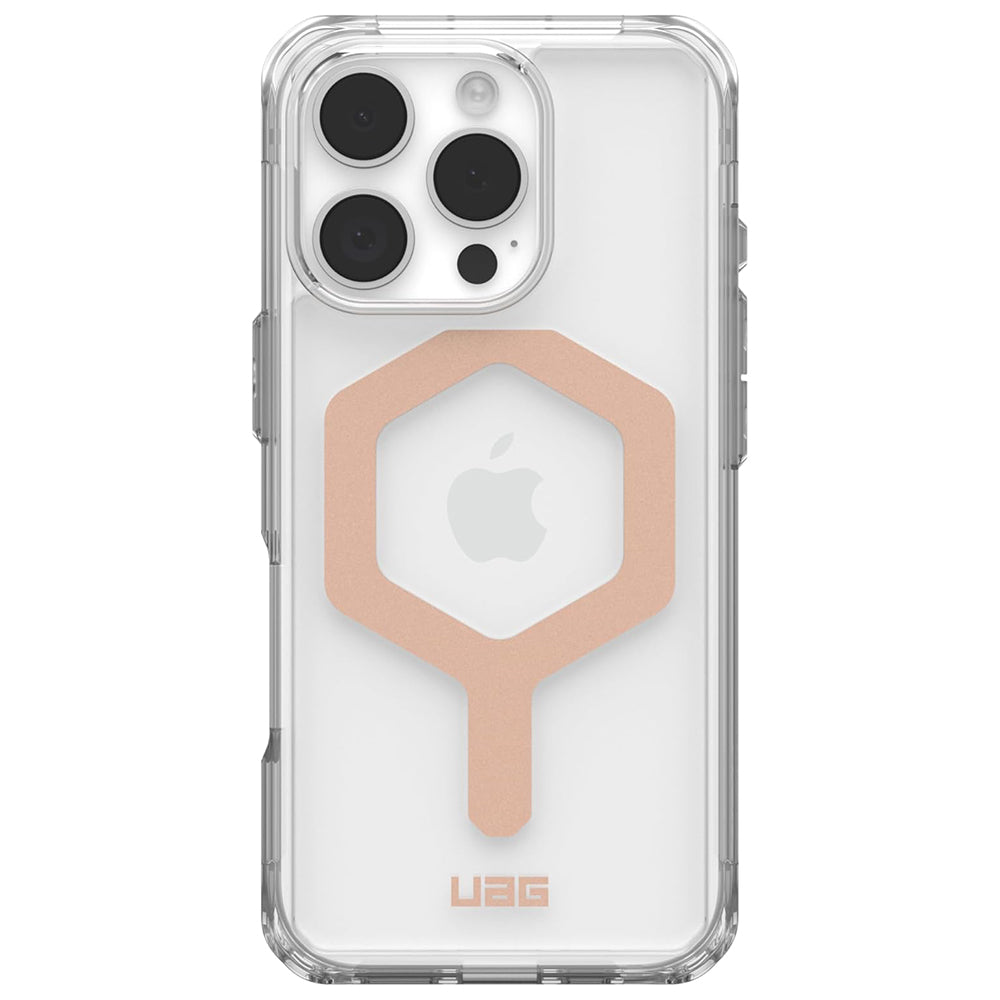 Funda MagSafe para Apple iPhone 16 Pro, Urban Armor Gear, Plyo, Rosa Dorado