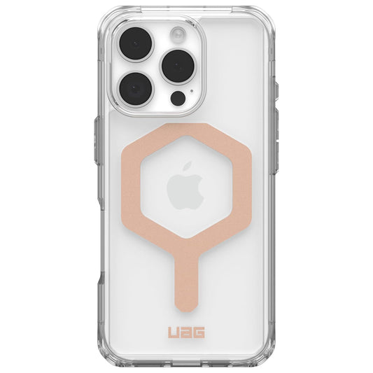 Funda MagSafe para Apple iPhone 16 Pro, Urban Armor Gear, Plyo, Rosa Dorado