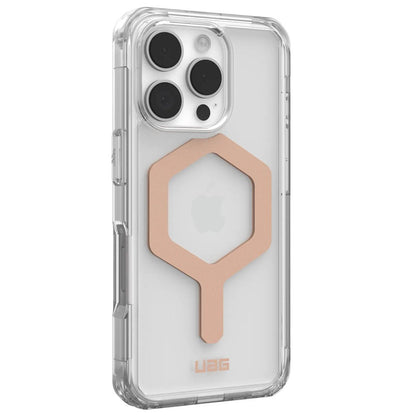 Funda MagSafe para Apple iPhone 16 Pro, Urban Armor Gear, Plyo, Rosa Dorado