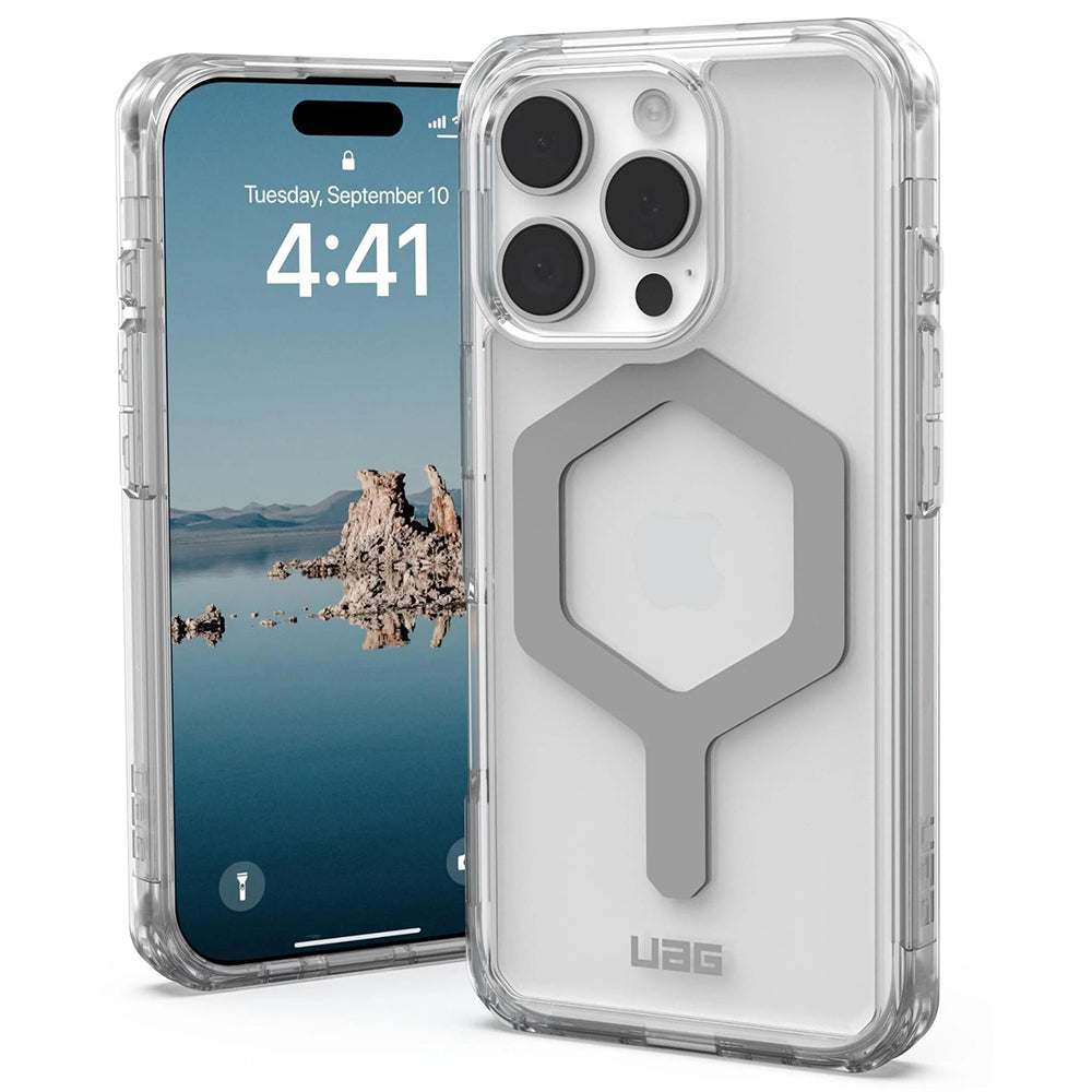 Funda MagSafe para Apple iPhone 16 Pro, Urban Armor Gear, Plyo, Transparente