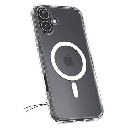Funda MagSafe para Apple iPhone 16, Spigen, Ultra Hybrid, Blanca ACS08205