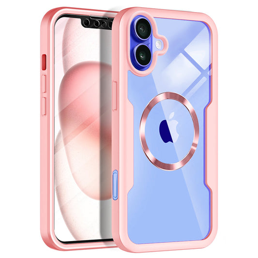 Funda MagSafe para Apple iPhone 16, Techsuit, ColorVerse 360, Rosa