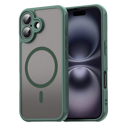 Funda MagSafe para Apple iPhone 16, Techsuit, HaloFrost II, Verde
