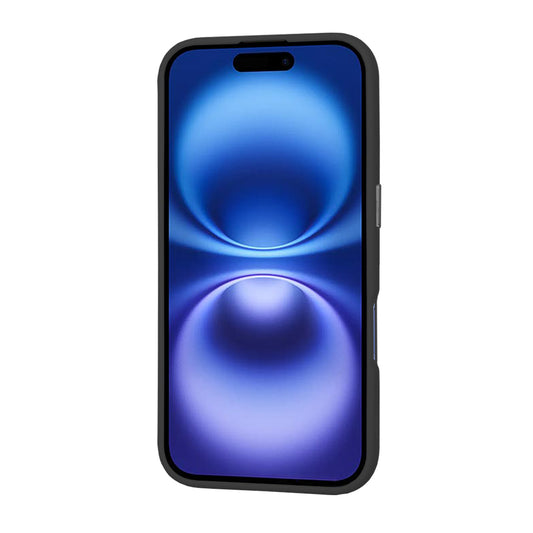 Funda MagSafe para Apple iPhone 16, Techsuit, HaloFrost, Negra