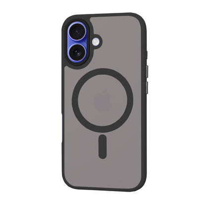 Funda MagSafe para Apple iPhone 16, Techsuit, HaloFrost, Negra