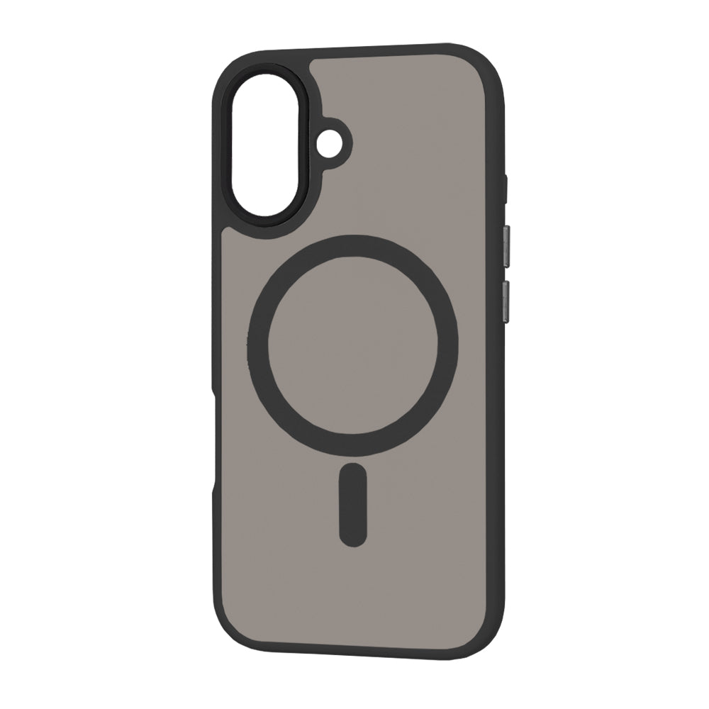 Funda MagSafe para Apple iPhone 16, Techsuit, HaloFrost, Negra