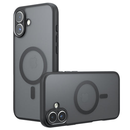 Funda MagSafe para Apple iPhone 16, Techsuit, PureFrost, Negra Satinada