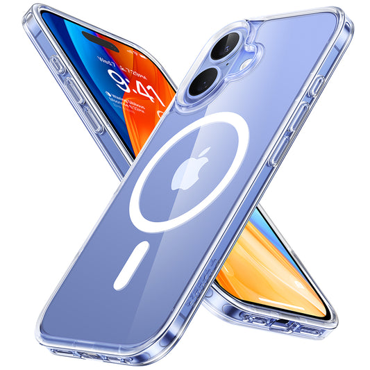 Funda MagSafe para Apple iPhone 16, Torras, Diamond, Transparente