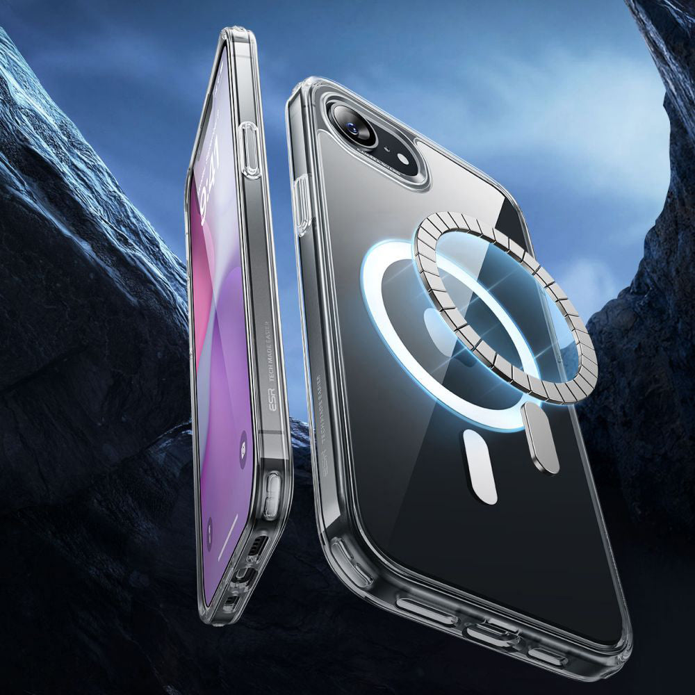 Funda MagSafe para Apple iPhone 17e / 16e, ESR, Classic Hybrid, Transparente