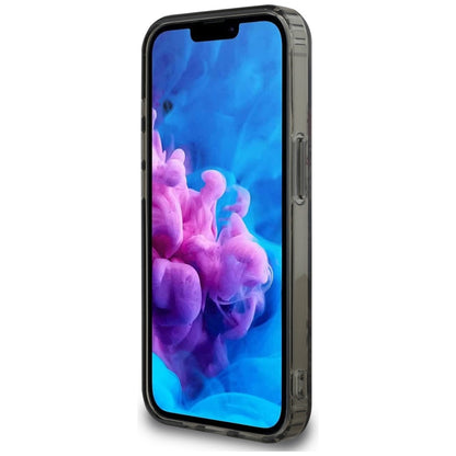 Funda MagSafe para Apple iPhone 16e, Guess, IML Flowers, Negra