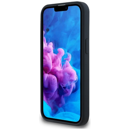 Funda MagSafe para Apple iPhone 16e, Karl Lagerfeld, Silicona Karl & Choupette's Heads, Negra