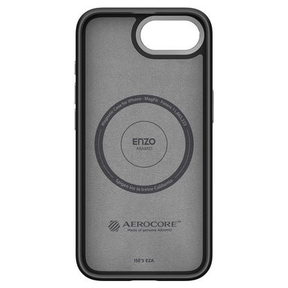 Funda MagSafe para Apple iPhone 17e / 16e, Spigen, Enzo Aramid, Negra Mate