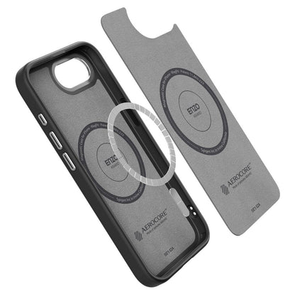 Funda MagSafe para Apple iPhone 17e / 16e, Spigen, Enzo Aramid, Negra Mate