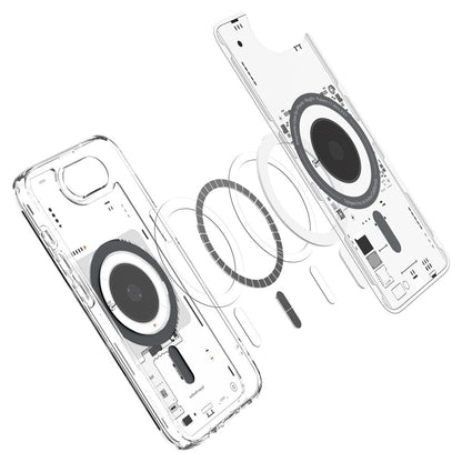 Funda MagSafe para Apple iPhone 17e / 16e, Spigen, Ultra Hybrid Neo One, Transparente