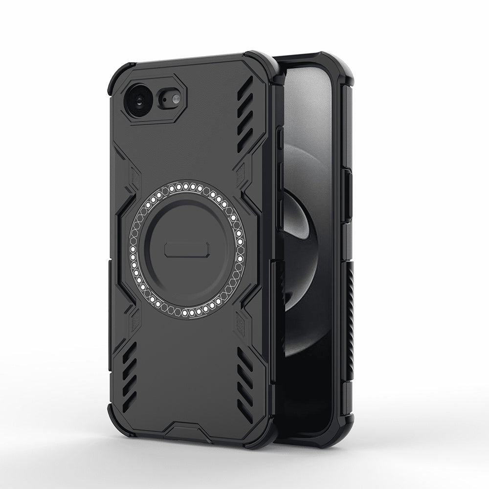 Funda MagSafe para Apple iPhone 17e / 16e, Techsuit, ArmorMag, Negra