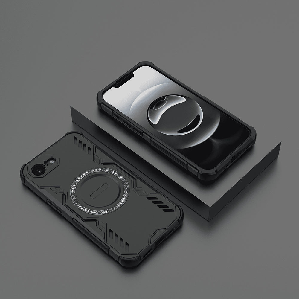 Funda MagSafe para Apple iPhone 17e / 16e, Techsuit, ArmorMag, Negra