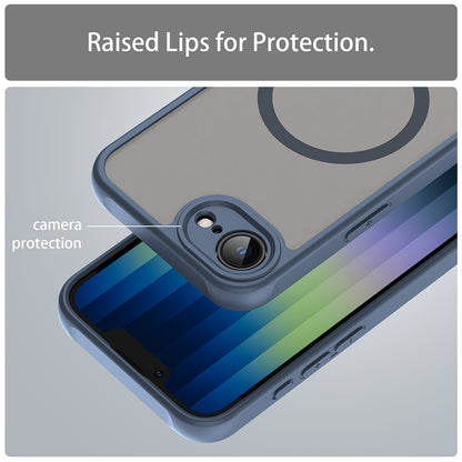 Funda MagSafe para Apple iPhone 17e / 16e, Techsuit, HaloFrost II, Azul Marino