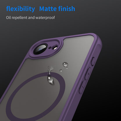 Funda MagSafe para Apple iPhone 17e / 16e, Techsuit, HaloFrost II, Morado