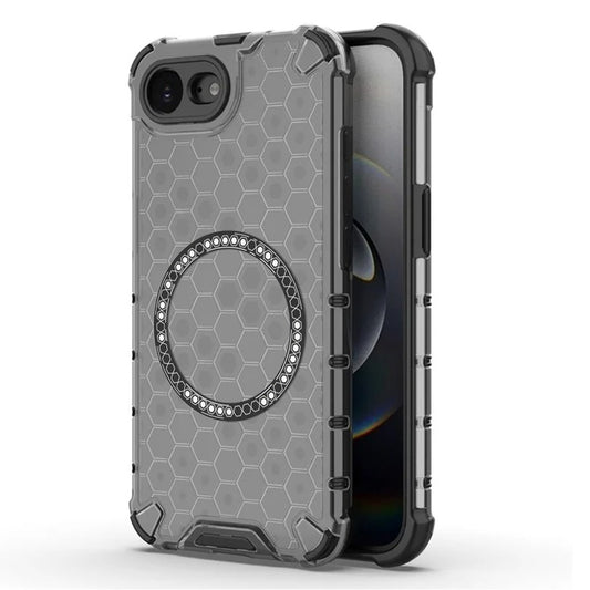 Funda MagSafe para Apple iPhone 17e / 16e, Techsuit, HoneyComb Shield, Negra