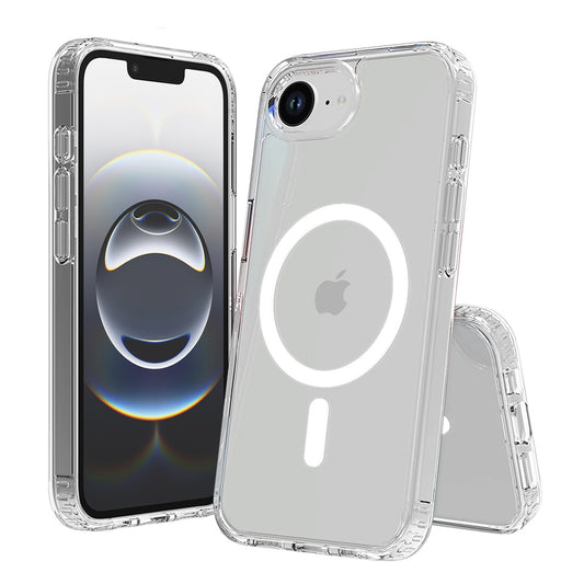 Funda MagSafe para Apple iPhone 17e / 16e, Techsuit, Pro, Transparente