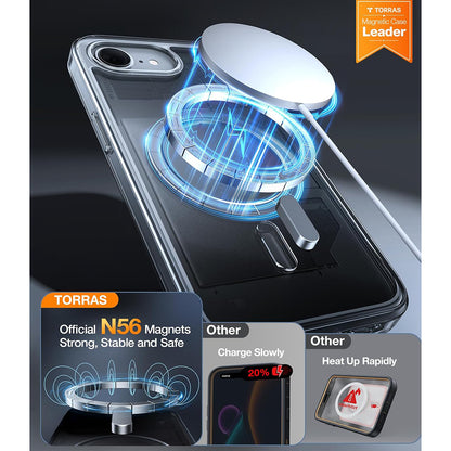 Funda MagSafe para Apple iPhone 17e / 16e, Torras, Guardian, Transparente