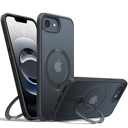 Funda MagSafe para Apple iPhone 17e / 16e, Torras, Ostand Spin, Negra