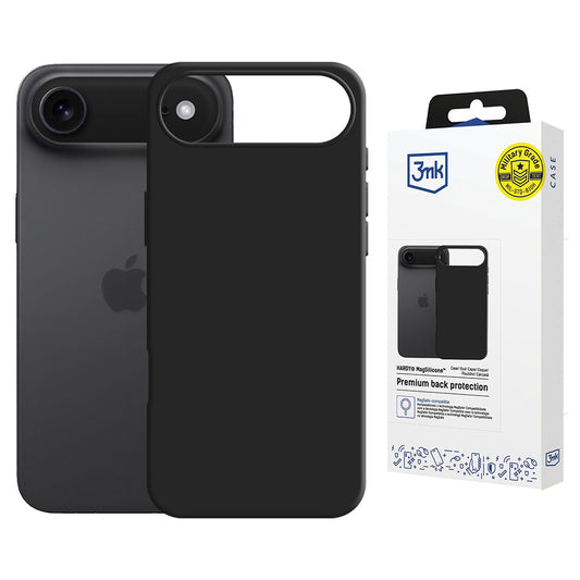 Funda MagSafe para Apple iPhone 17 Air, 3MK, Hardy, Negra