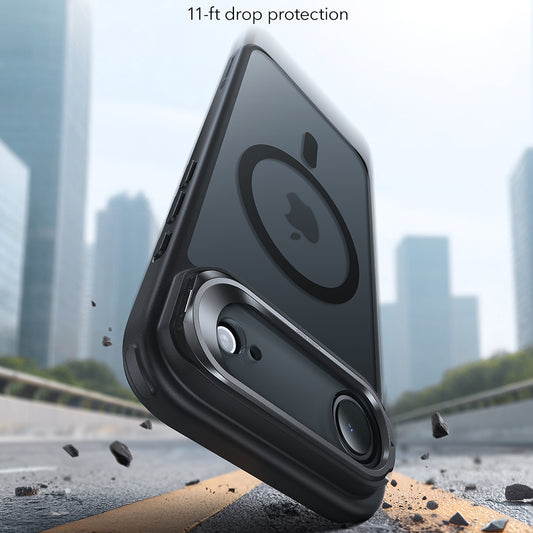 Funda MagSafe para Apple iPhone 17 Air, ESR, Classic Hybrid Kickstand, Negra Satinada