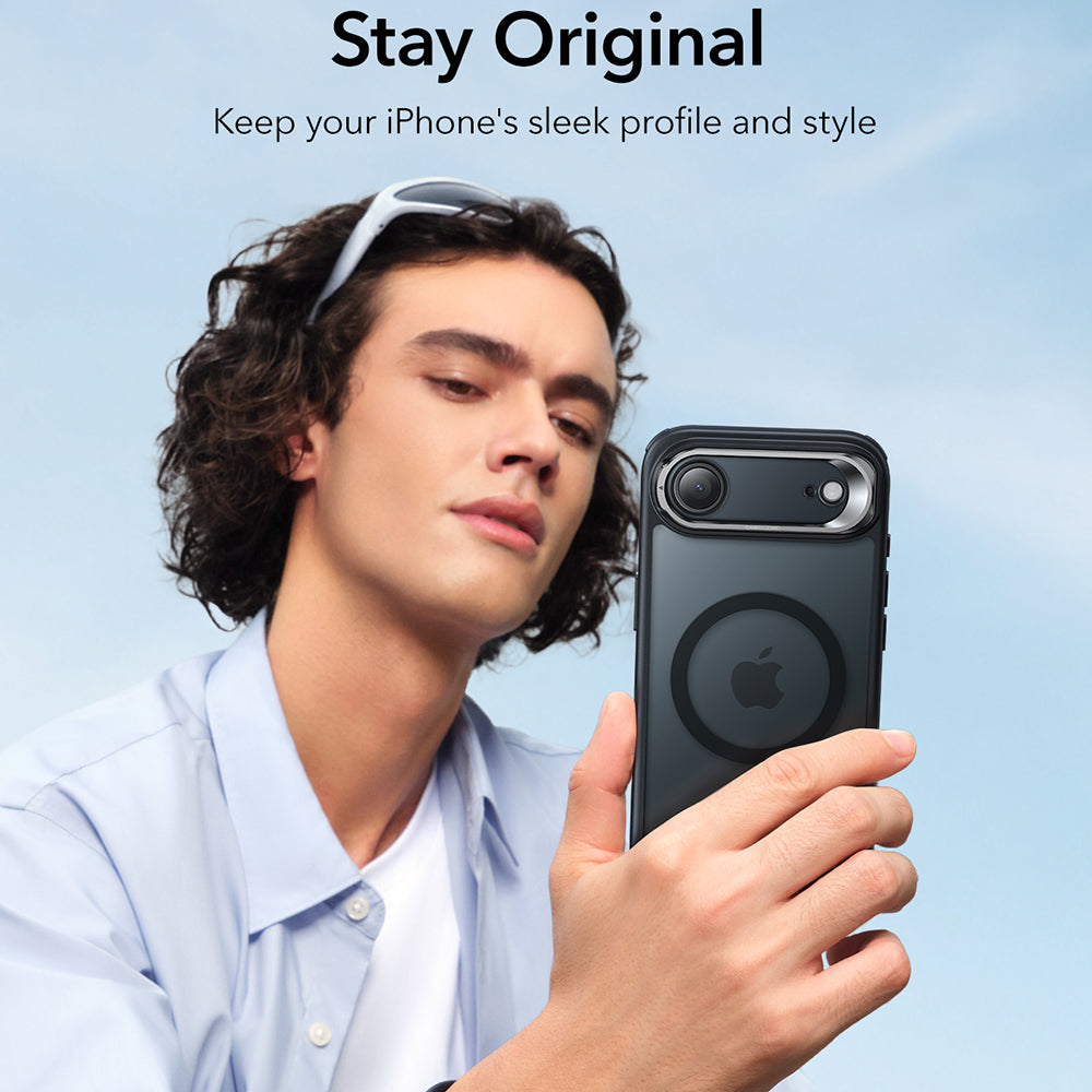 Funda MagSafe para Apple iPhone 17 Air, ESR, Classic Hybrid Kickstand, Negra Satinada
