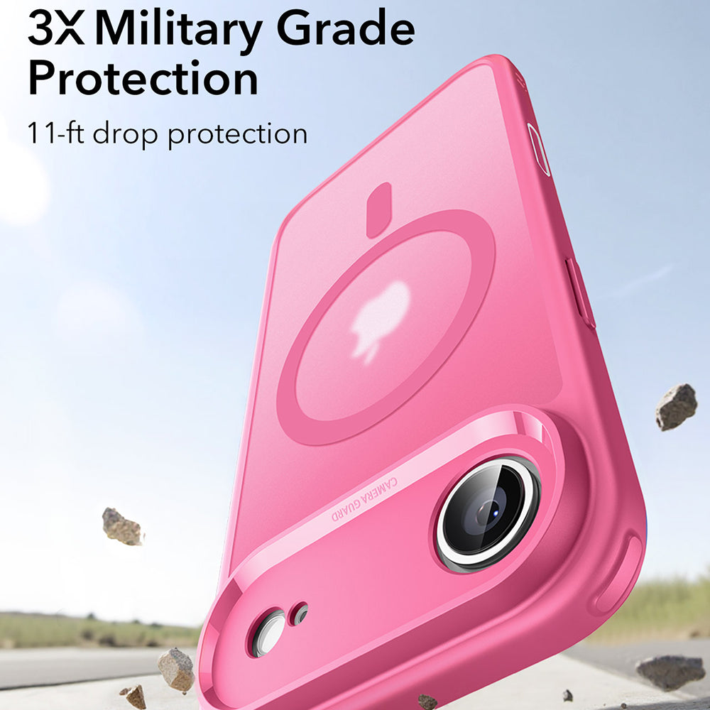 Funda MagSafe para Apple iPhone 17 Air, ESR, Classic Hybrid, Rosa Satinado