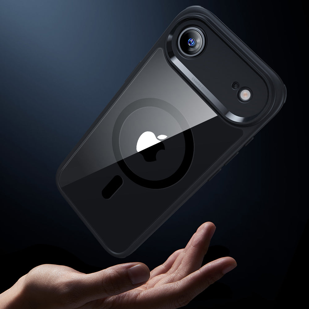 Funda MagSafe para Apple iPhone 17 Air, ESR, Classic Hybrid, Negra Transparente